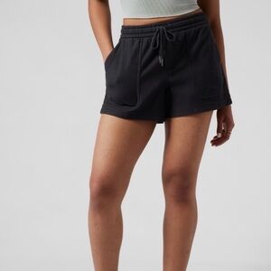 ATHLETA Farallon Black Cotton Shorts Size Small
